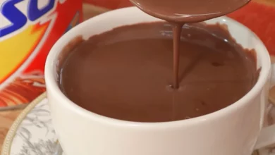 chocolate quente cremoso