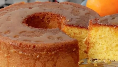 Bolo de Laranja com Calda