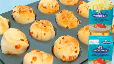 Pão de queijo com creme de leite