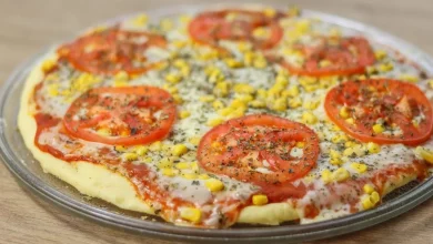 Pizza Rápida de Micro-ondas