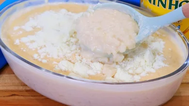 Arroz doce de leite ninho sobremesa perfeita para os dias de frio