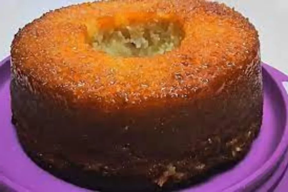 Bolo de mandioca liquidificador