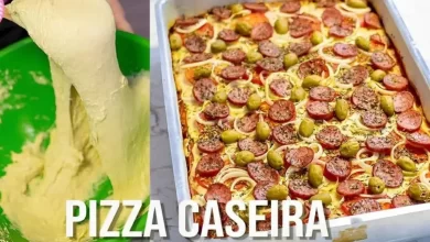 Pizza caseira pronta em poucos minutos