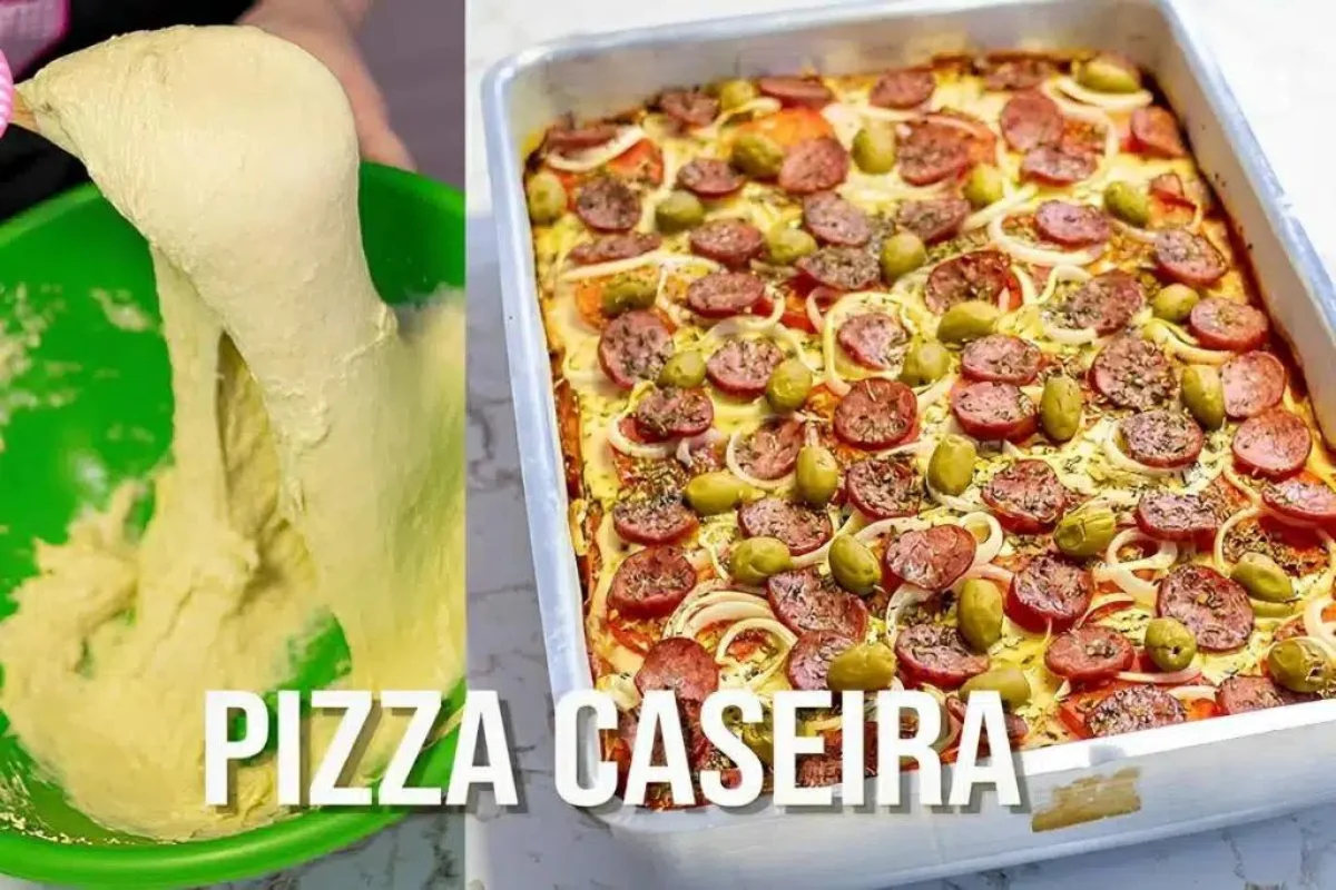 Rápido e fácil de fazer Pizza caseira pronta em poucos minutos