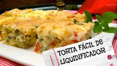 Torta fácil de liquidificador