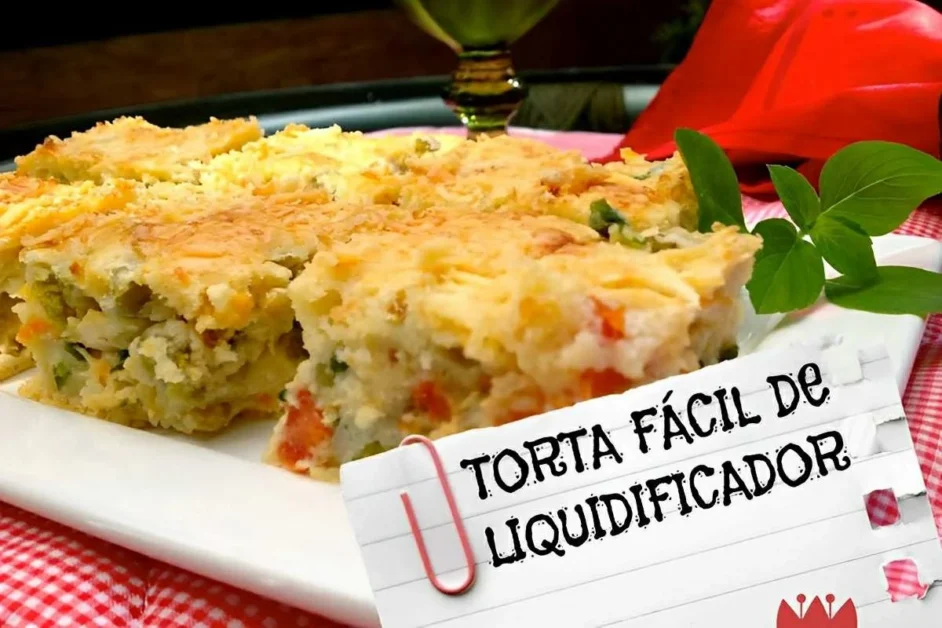 Torta fácil de liquidificador