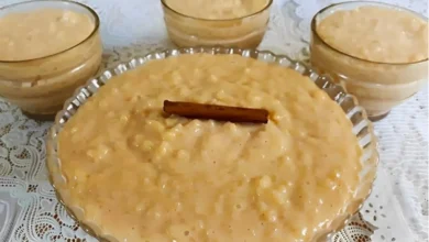 Arroz doce com açúcar queimado sempre quando faço todos pedem mais