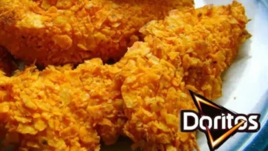 Filé de Frango empanado com Doritos fica uma maravilha