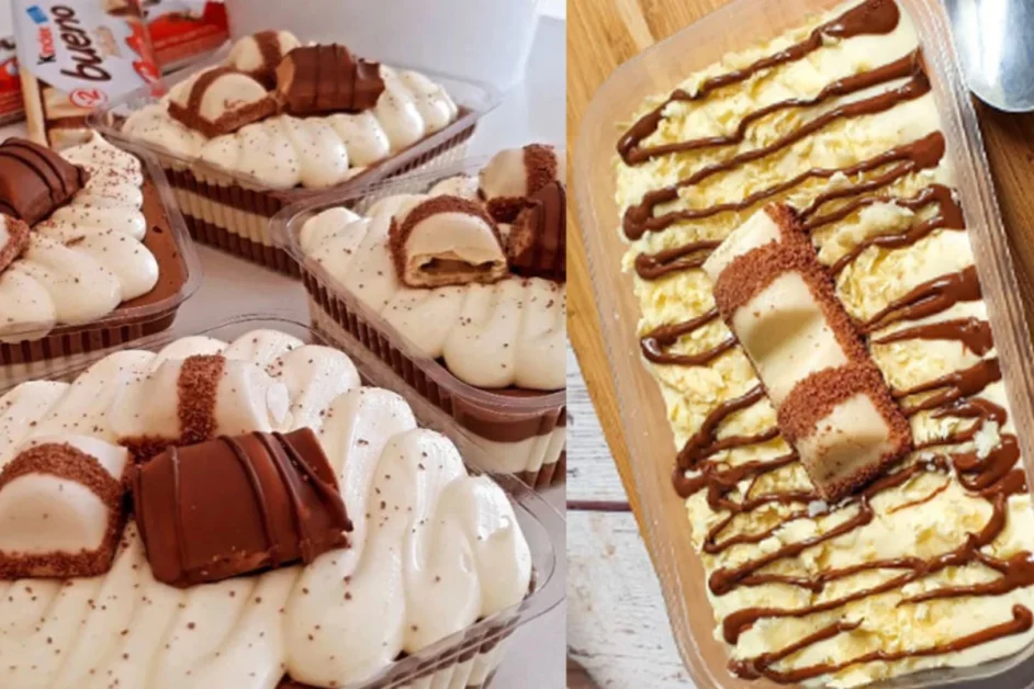 Mousse de kinder Bueno uma delícia sem comparações