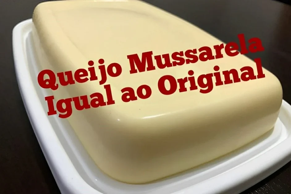 Mussarela caseira que fica igualzinha a do mercado