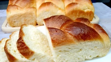 Pão brioche amanteigado fofinho