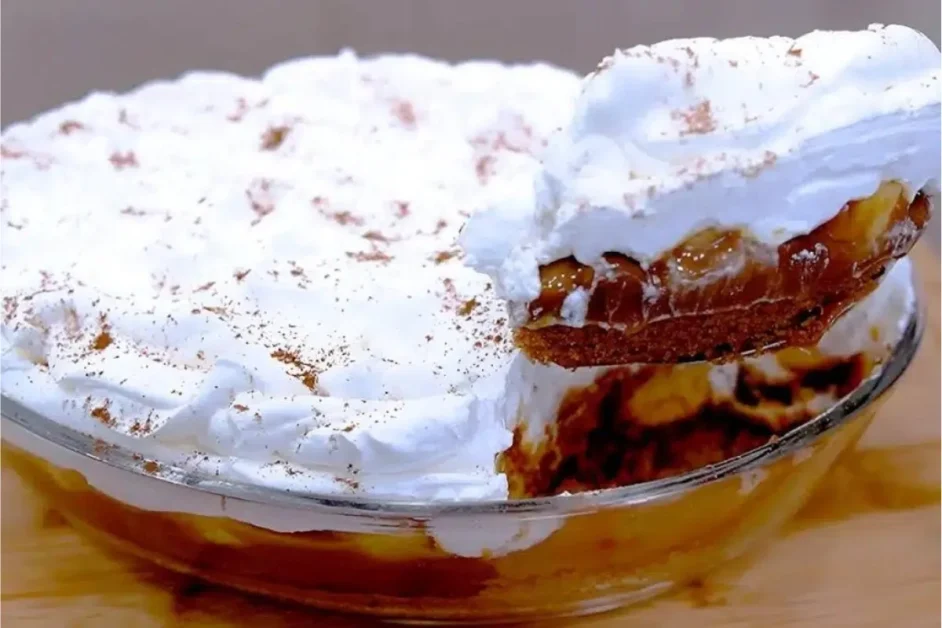 Banoffee na travessa a sobremesa perfeita para o feriado prolongado