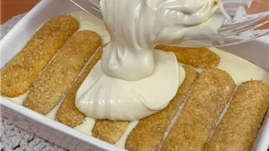 Receita de Sobremesa com Biscoito Champagne de Apenas 4 Ingredientes