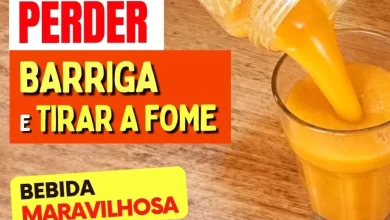 Suco para PERDER BARRIGA, DESINFLAMAR, TIRAR A FOME e INTESTINO