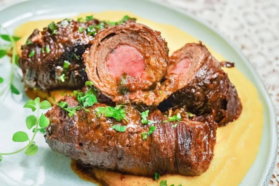 Bife a rolê gostoso e saboroso que nem esse você nunca comeu igual receita de chef