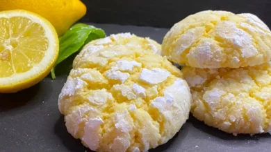 Biscoito de limão macio por dentro e crocante por fora, uma verdadeira explosão de sabor!!!