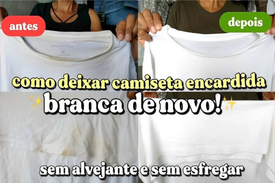 Como desencardir roupas manchadas e encardidas de um jeito que você nunca viu