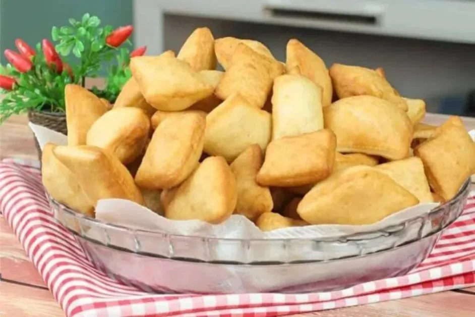 Delícia Crocante massinha frita ou bolinho de vento, a receita que derrete na boca