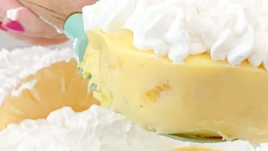 Mesa de natal gelado de abacaxi sobremesa cremosa e deliciosa que faço todo final de ano