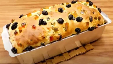 Pão de Natal de liquidificador com massa mole, super simples e econômico!