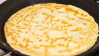 Pão de frigideira super saudável e nutritivo