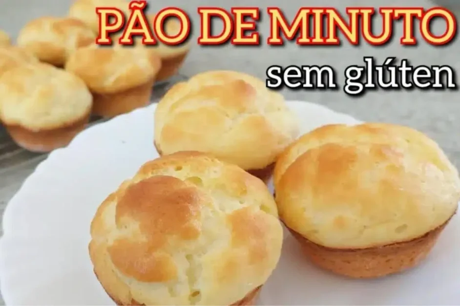 Pãozinho de minuto sem glúten para você preparar na hora do seu café