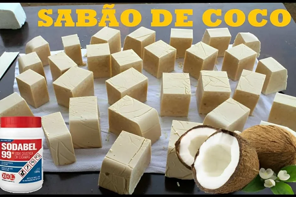 Sabão de coco caseiro ótimo para deixar suas roupas lavadas muito mais cheirosas