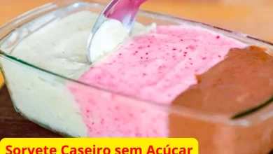 Sorvete Caseiro sem Açúcar, sem Creme de Leite, sem Leite Condensado uma Deliciosa Opção Saudável