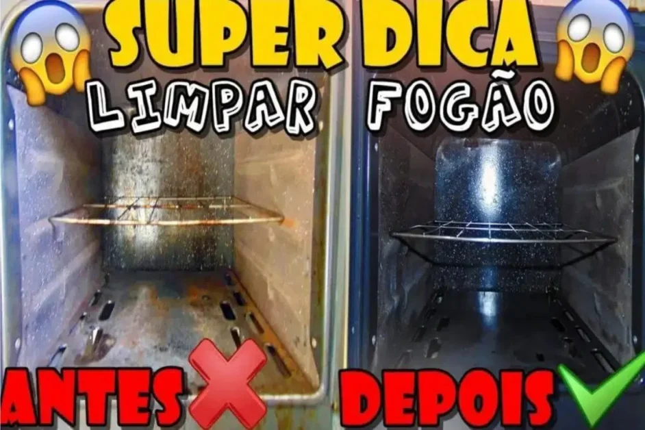 Super dica para limpar forno por dentro e tirar toda sujeira grudada