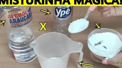 Aprenda uma misturinha mágica de 3 ingredientes para deixar seu banheiro brilhando