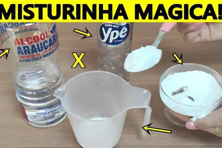 Aprenda uma misturinha mágica de 3 ingredientes para deixar seu banheiro brilhando