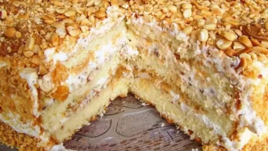 Bolo de amendoim recheado, uma explosão de sabor para celebrar!