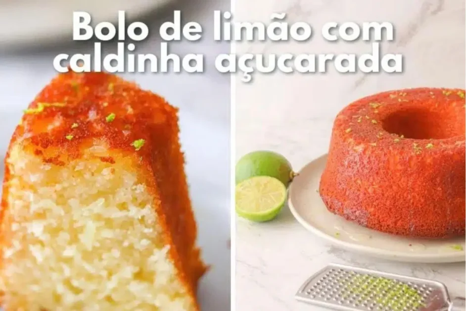 Bolo de limão fofinho e delicioso tão gostoso que você vai querer fazer toda semana