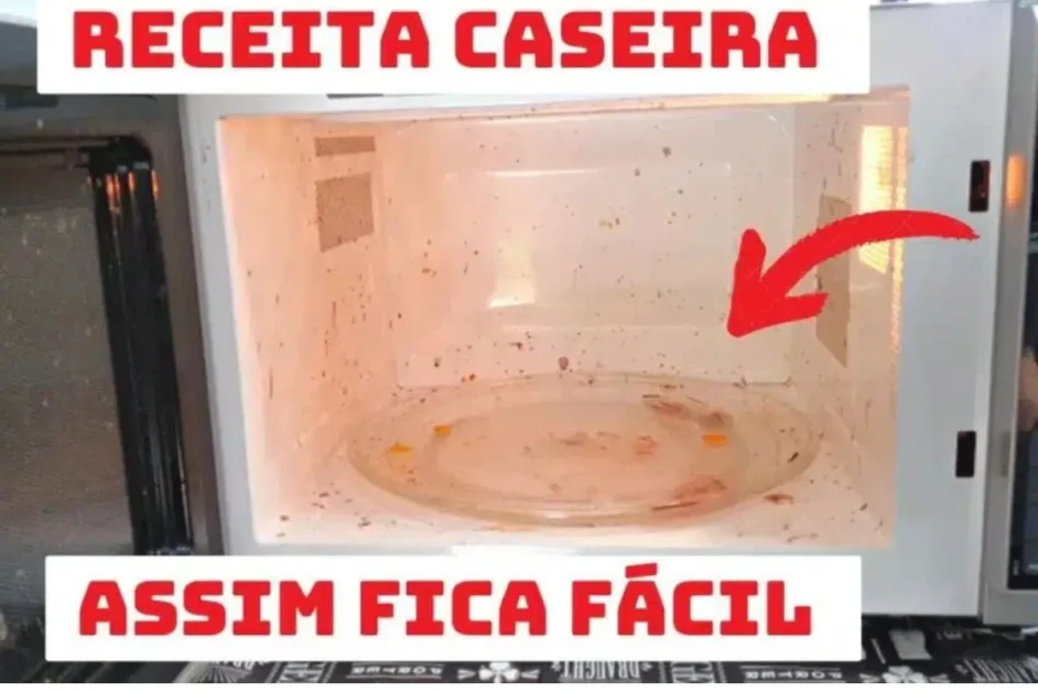 Como limpar microondas por dentro de um jeito que você nem imaginava