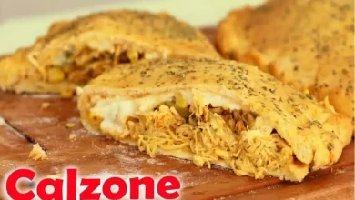 Esse calzone de frango delicioso é sucesso certo no seu fim de ano