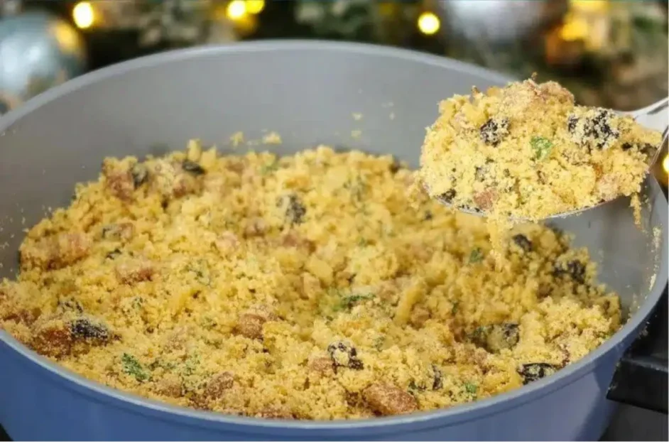 Farofa de cebola com bacon para deixar seu natal muito mais saboroso