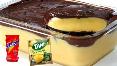 Fiz uma sobremesa de tang com nescau surpreendente e muito gostosa