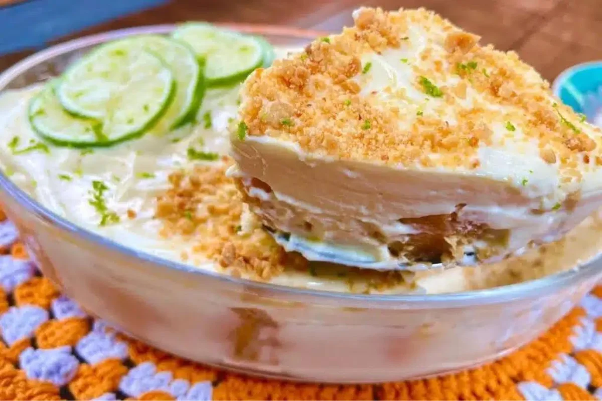 Gelado de limão uma sobremesa super especial para o seu natal