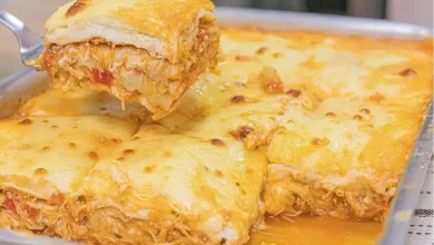 Lasanha de frango tamanho família aquele almoço delicioso que reúne toda família em casa