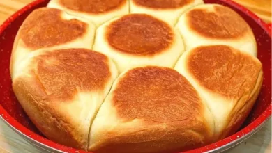 Pão de frigideira muito macio e saboroso para seu café da manhã de fim de ano