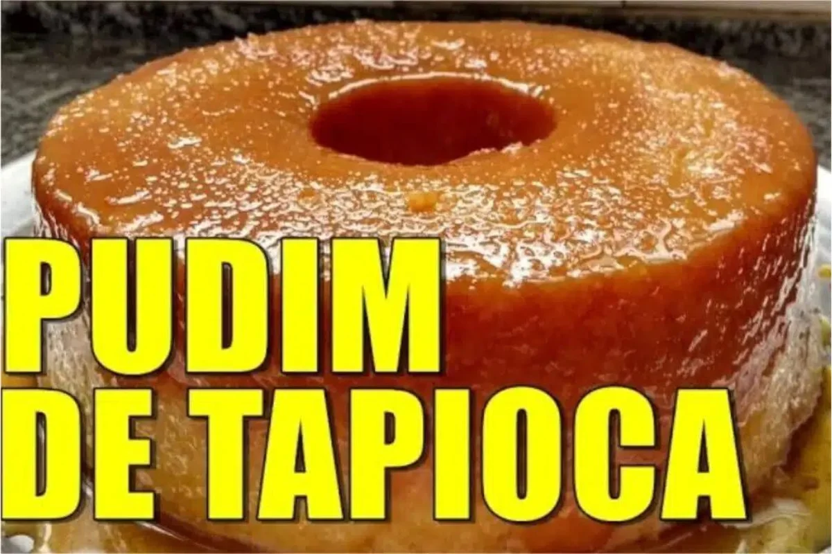 Pudim de tapioca um pudim diferente de todos que você já comeu e fica uma delícia