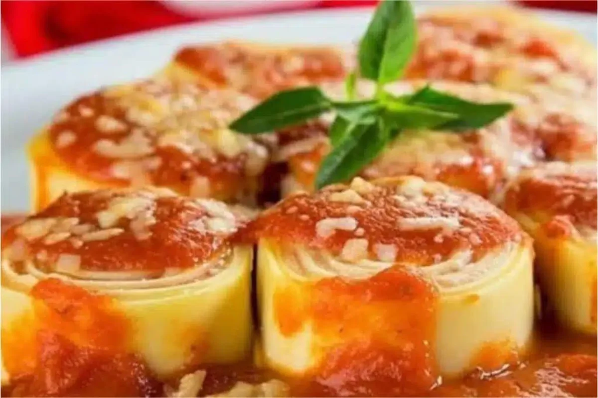 Rondelli com massa de pastel uma receita italiana que fica uma verdadeira delícia