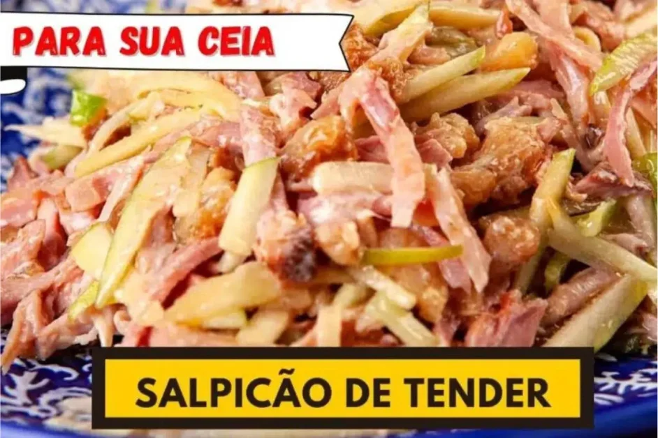 Surpreenda todo mundo preparando esse salpicão de tender na sua ceia de natal