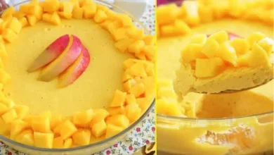 Use a fruta do momento no verão e faça mousse de manga super cremoso para o ano novo