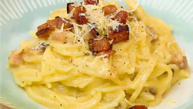 Chef de cozinha famoso ensina essa receita incrível de macarrão à carbonara