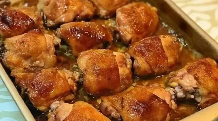 Sobrecoxas de frango assadas receita de vó