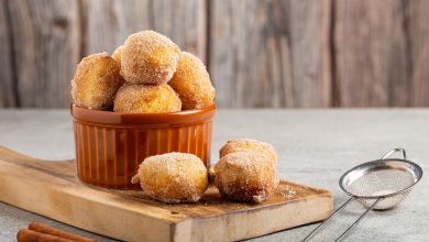 Bolinho de Chuva sem ovo Compartilhe essa gostosura