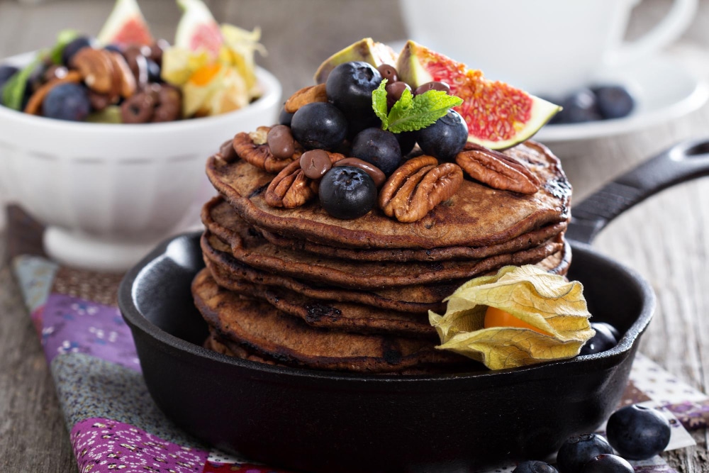 Panquecas de Chocolate: Uma Explosão de Sabor em Cada Mordida!