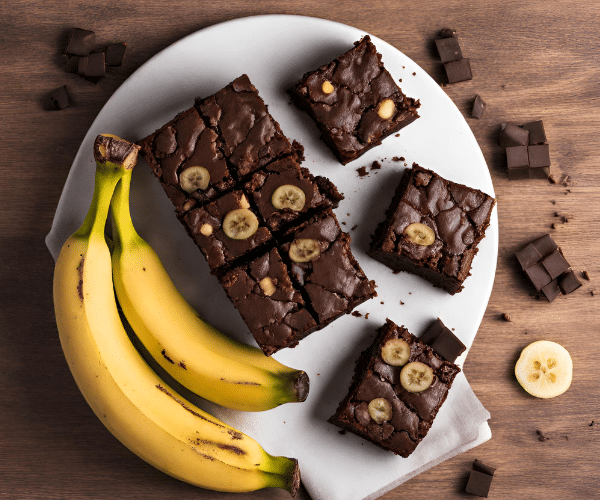 Delicie-se com o Brownie de Banana: Uma Fusão Divina de Sabores!