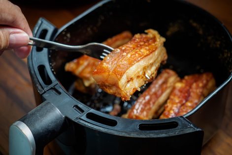 Delicie-se com a deliciosa Carne de Porco Crocante na Airfryer